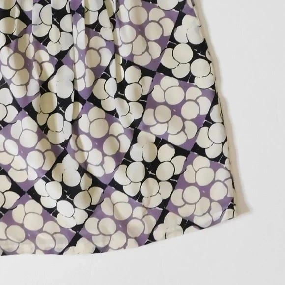 Anthropologie‎ FLOREAT Silk Ocean Mist Embroidered Skirt Sequins Dots Bubbles 2 - Picture 9 of 14